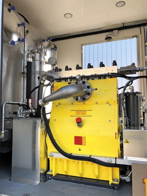 High pressure pump KOKS High Pressure Hot Water unit